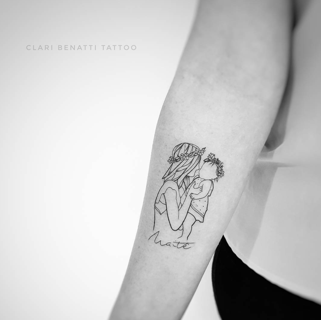 tatuagem pulso filho