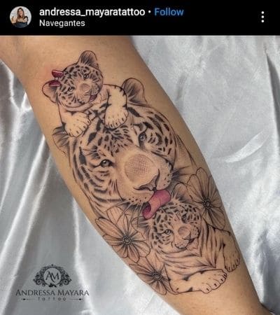 tatuagem com nome de filho