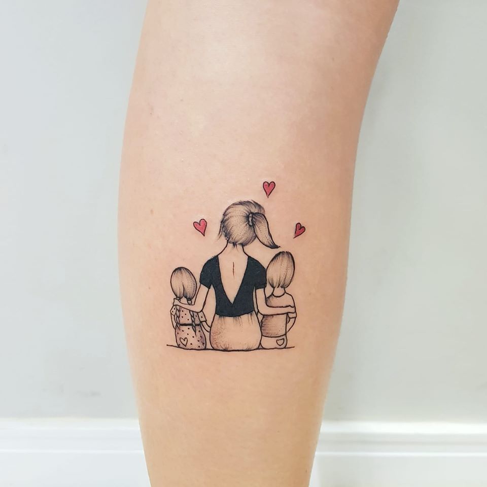 tatuagem de filhos