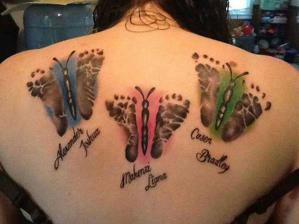 tatuagem pézinho filho