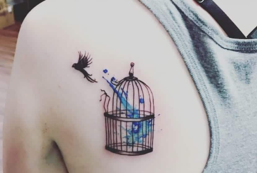 tatuagem de pena leve