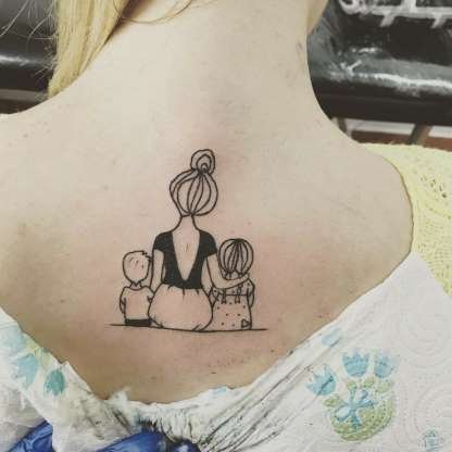 tatuagem mae e filho