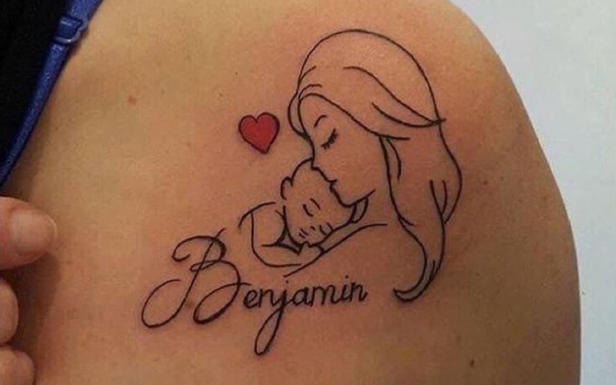 tatuagem mae e filho