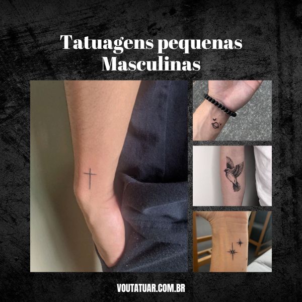 ideias de tatuagem masculina pequena com significado