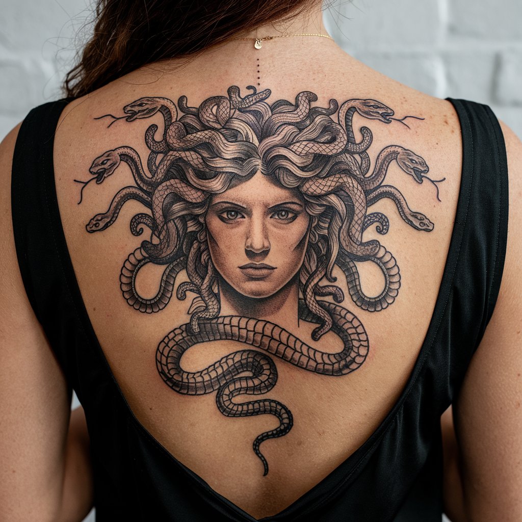 medusa tattoo superação