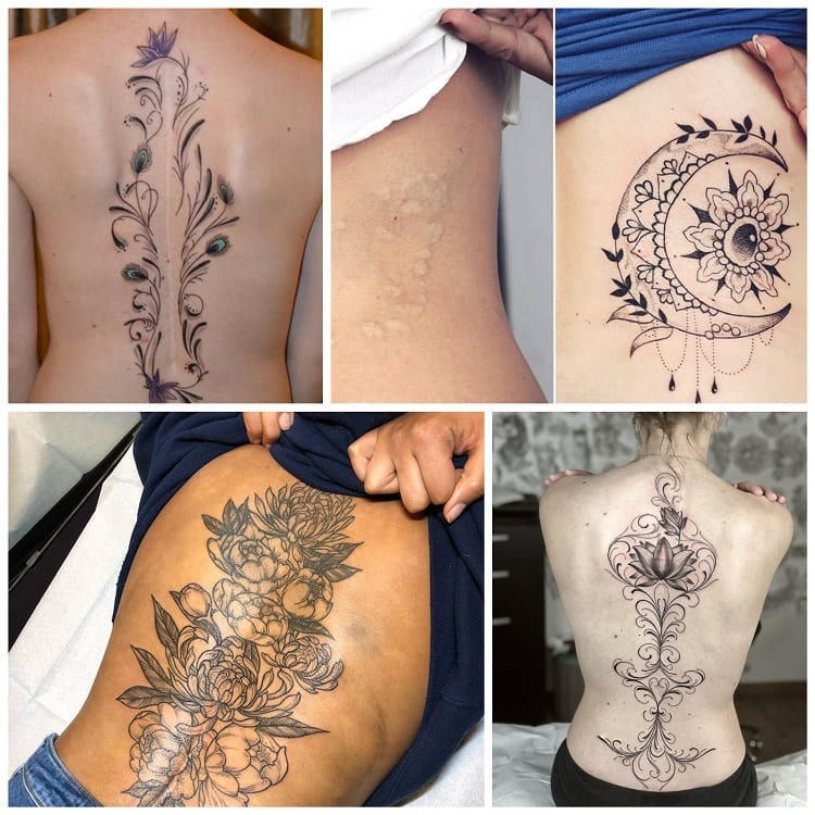 melhores ideias tatuagem costas feminina