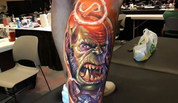 tatuagem coxa vs panturrilha dor