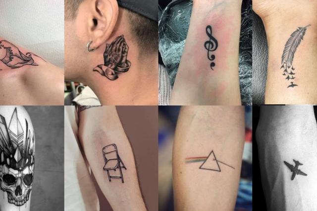 Tatuagem Na Frente Da Orelha Masculina
