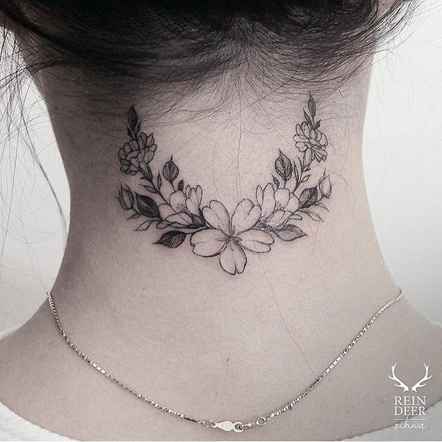 Tatuagem Na Nuca Feminina