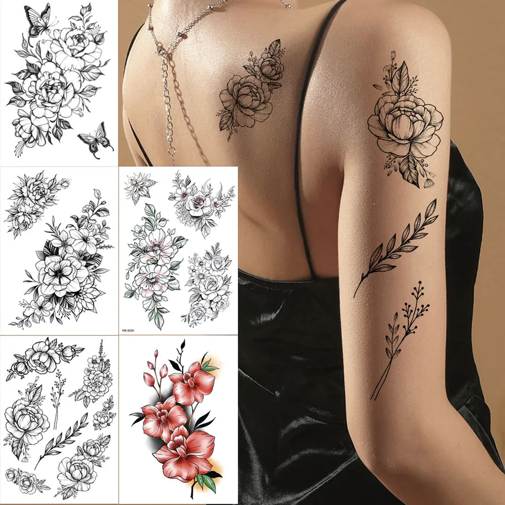 inspiração tatuagem antebraço feminino floral