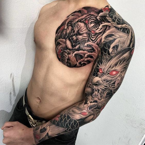 tatuagem braço maori