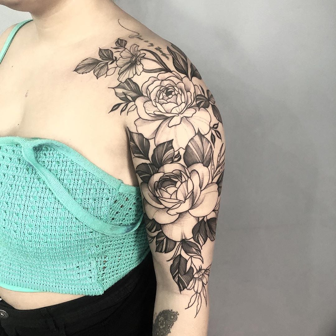 tatuagem braço oriental
