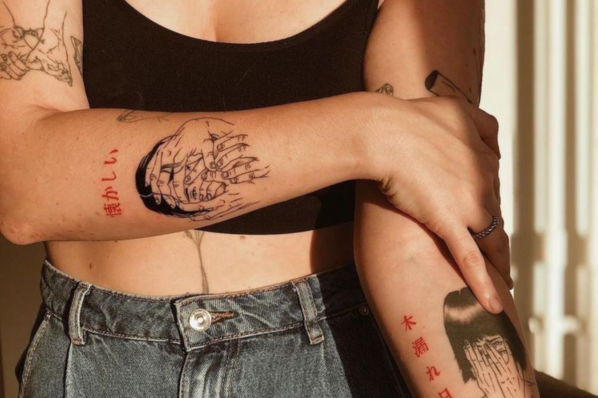 tatuagem braço old school