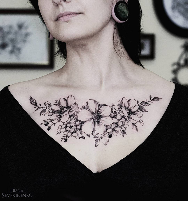 tatuagem colo feminina vs tatuagem pulso
