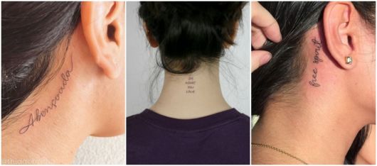 quanto custa uma tatuagem escrita no pescoço feminina