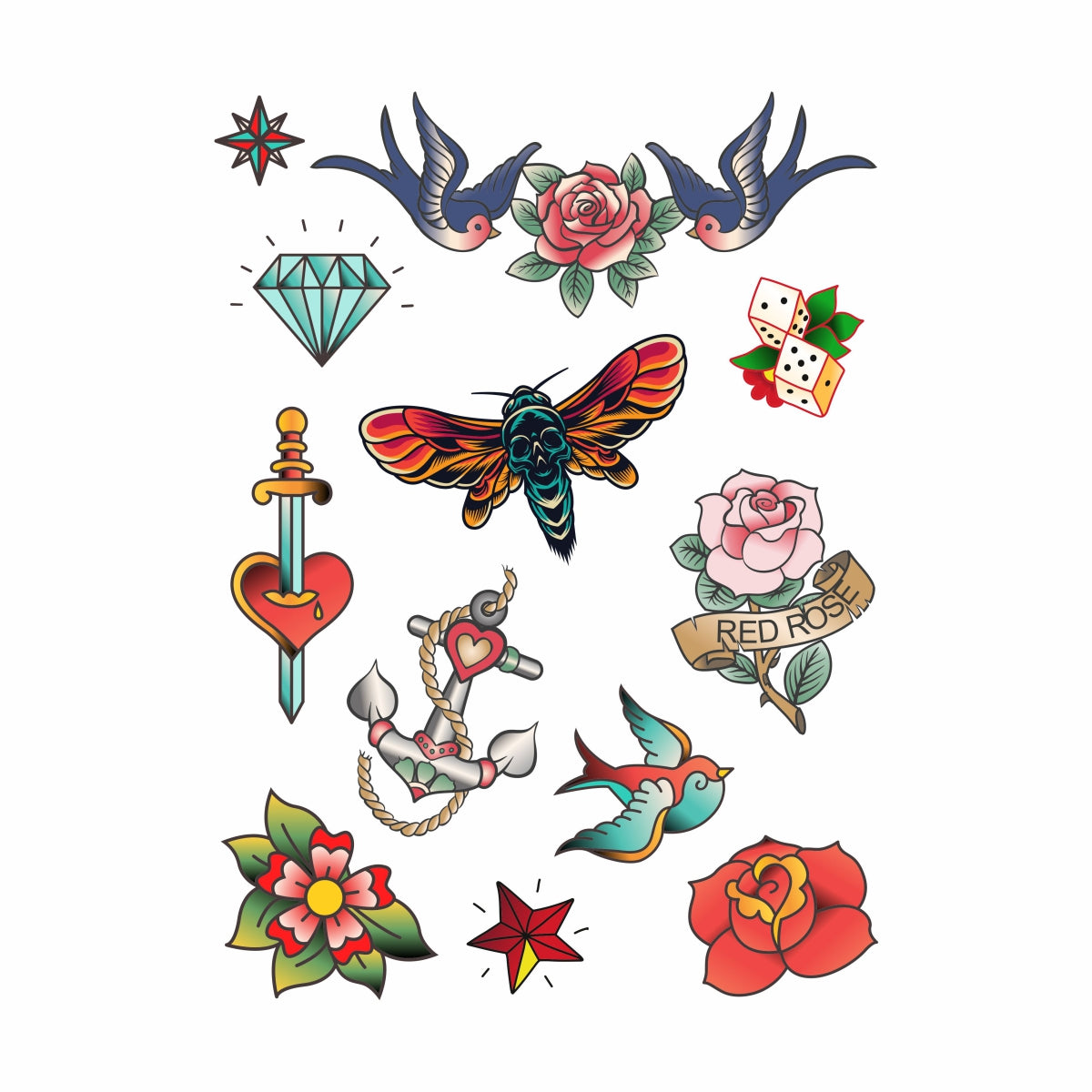 significado da tatuagem de âncora old school