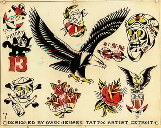 tatuagem old school vs neo tradicional