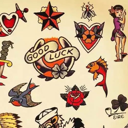 significado da tatuagem de âncora old school