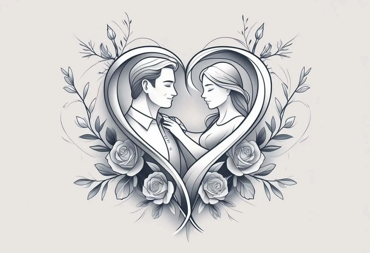 tatuagem pai e mae masculina