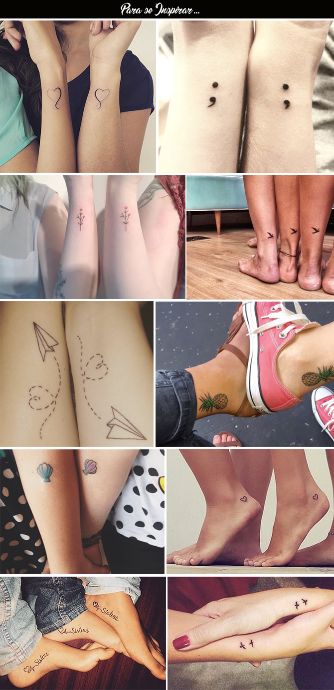 tatuagem de amizade feminina