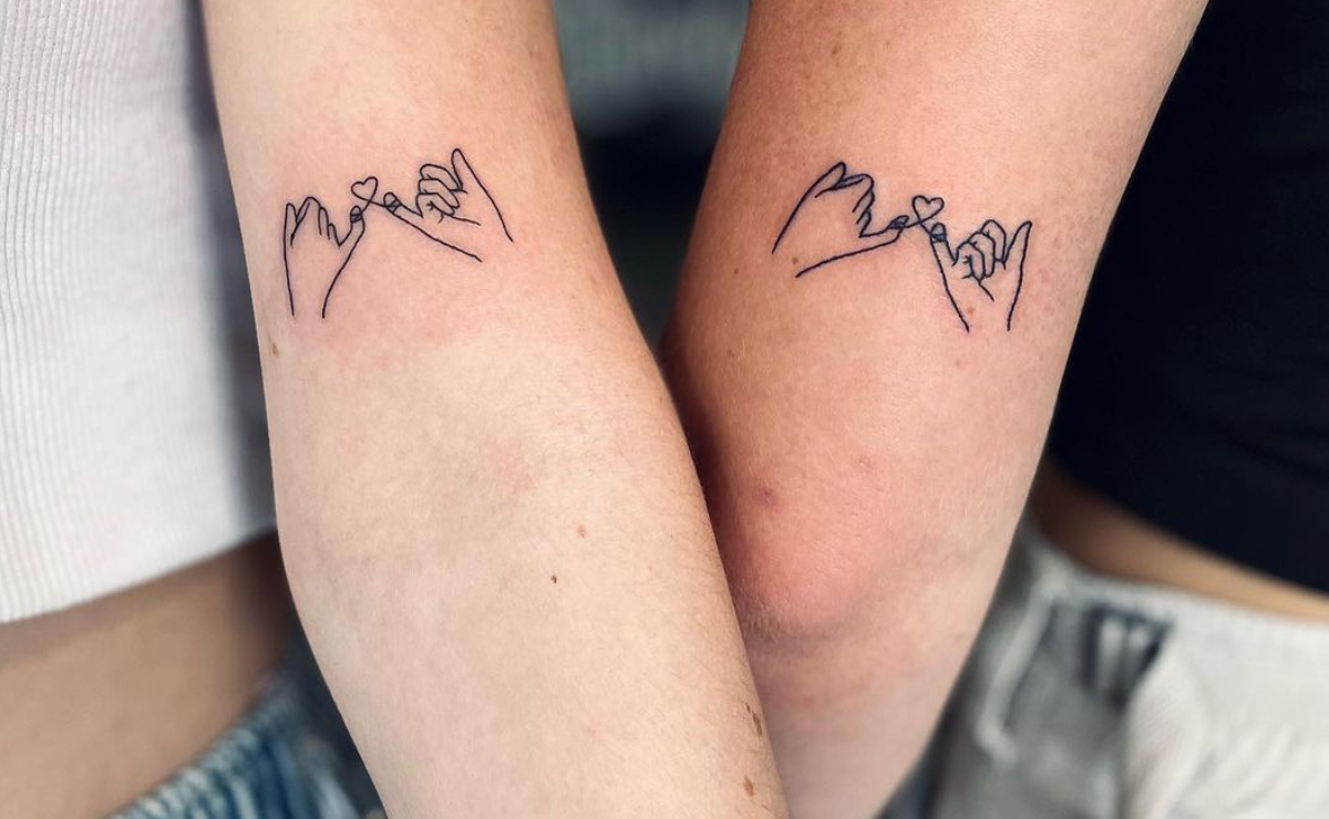 tatuagem de dupla para amigas