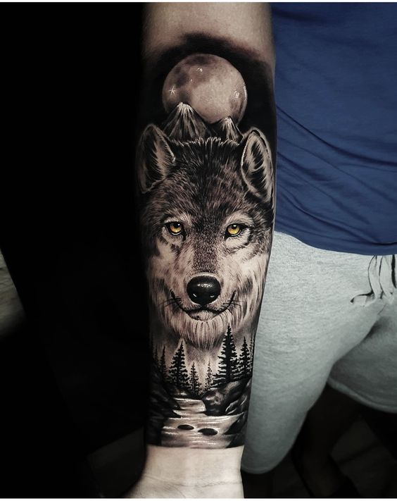 tatuagem masculina antebraço grande