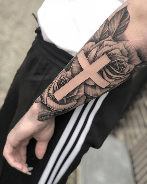 tatuagem de antebraço completa masculina