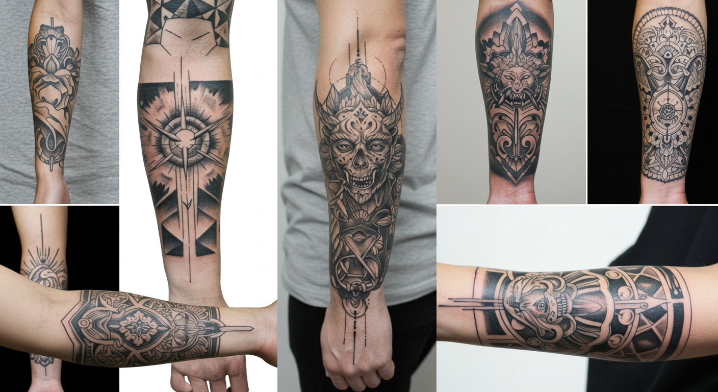 ideias de tatuagem antebraço homem