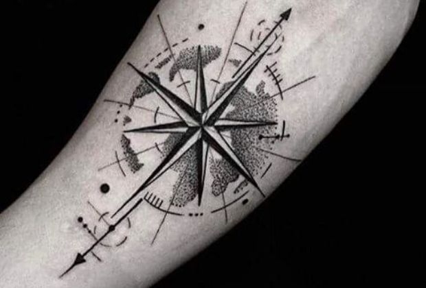 tatuagem masculina antebraço colorida