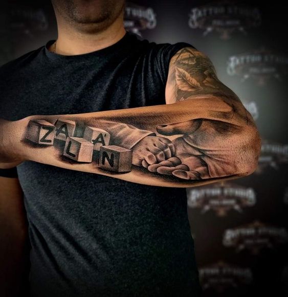 ideias de tatuagem para filho homem