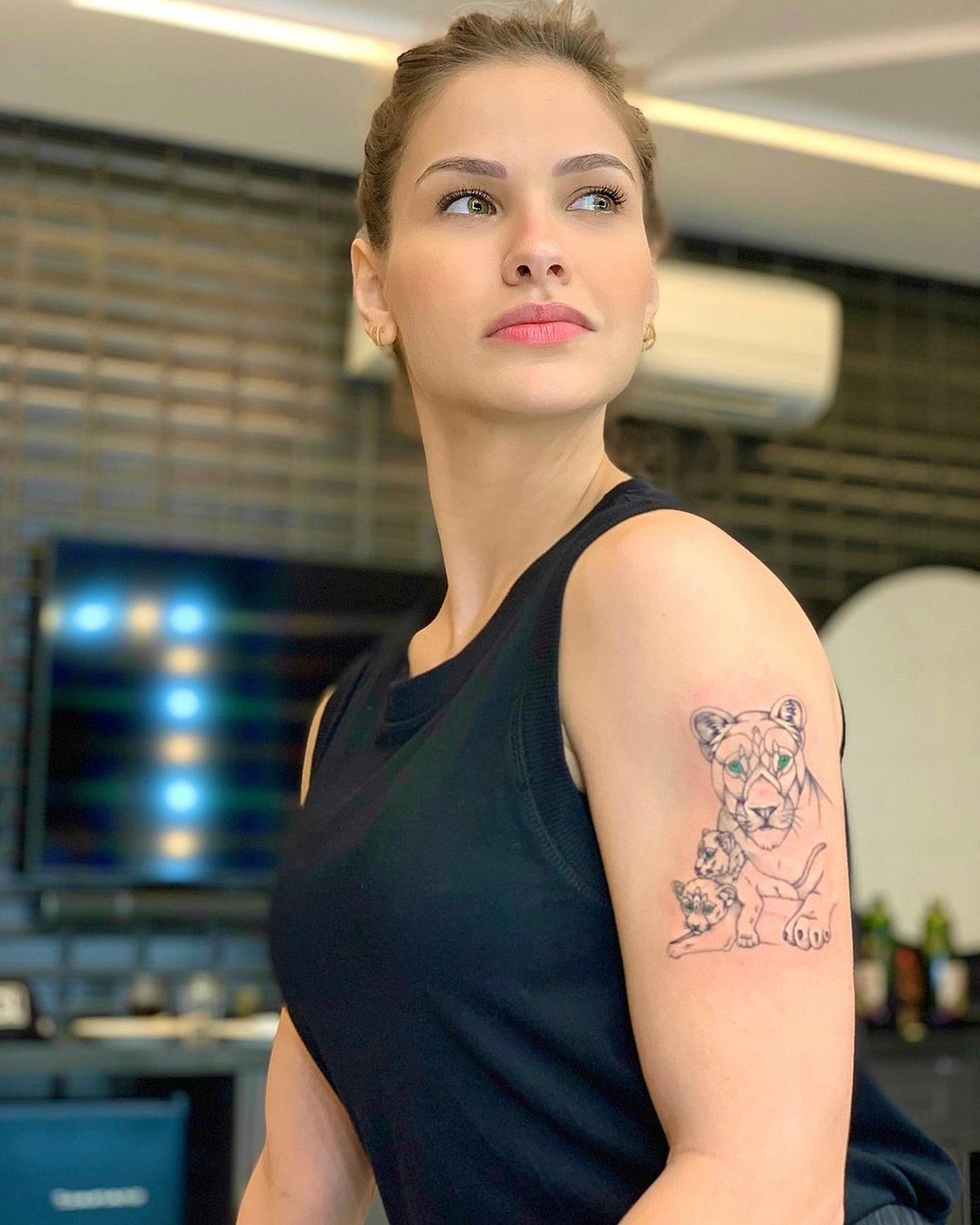 tatuagem para homenagear filhos com símbolos