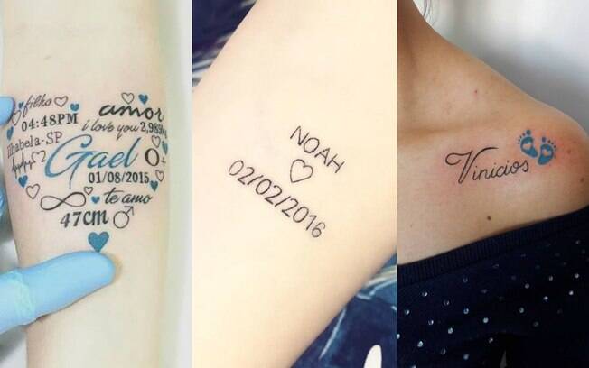 tatuagem para homenagear filhos com flores