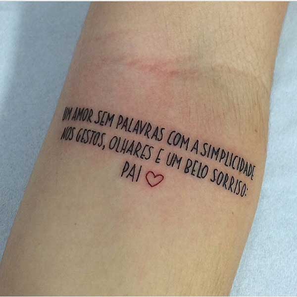 ideias de tatuagem para o dia dos pais
