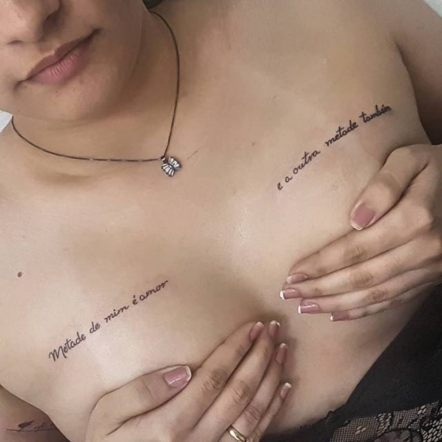 tatuagem peito feminino