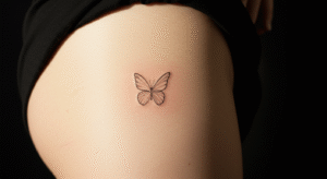 tatuagem pequena na bunda feminina