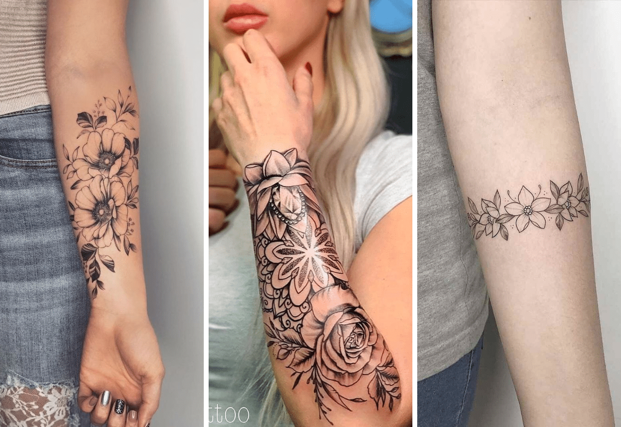 tatuagem feminina de borboleta