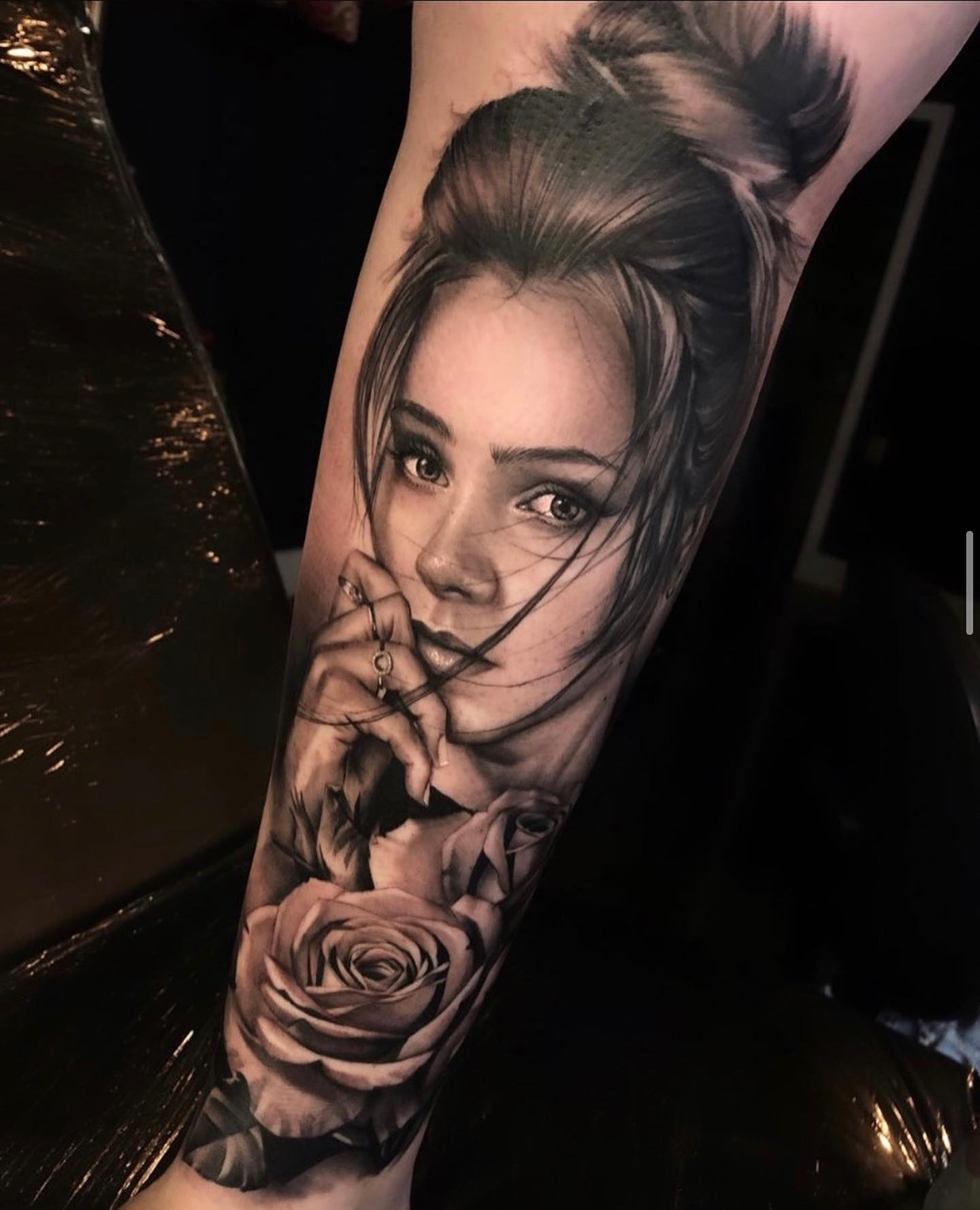 tatuagem feminina de infinito