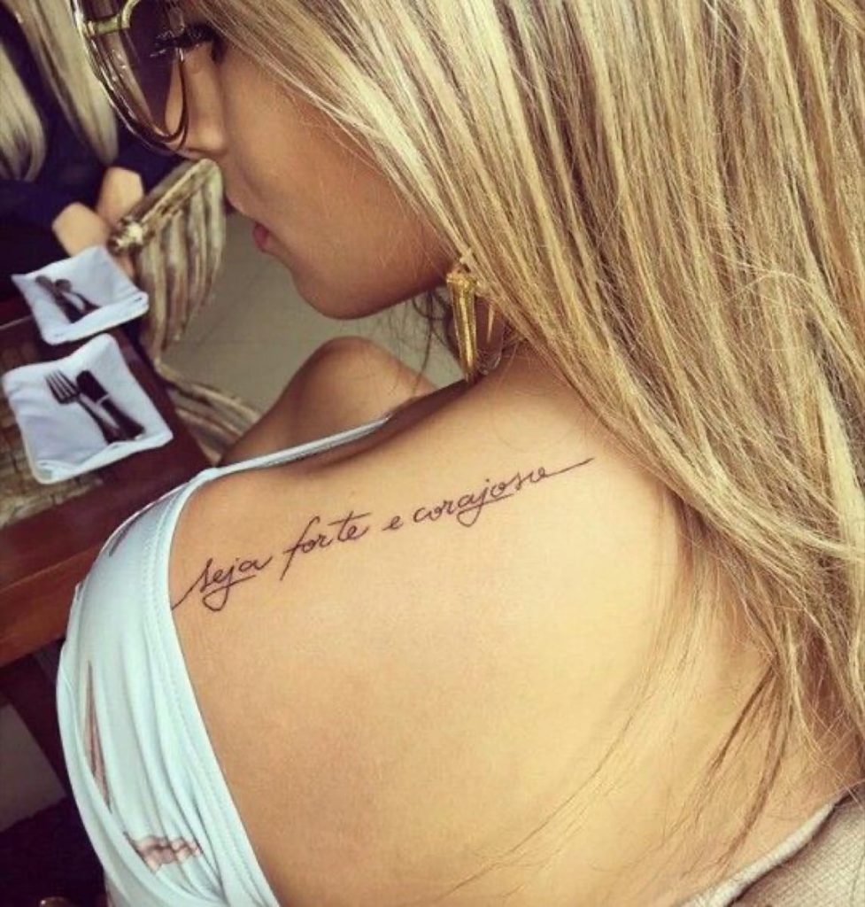 Onde Fazer a Tatuagem 'Seja Forte e Corajosa': Melhores Locais no Corpo