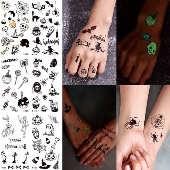 tatuagem temporária de flor para braço