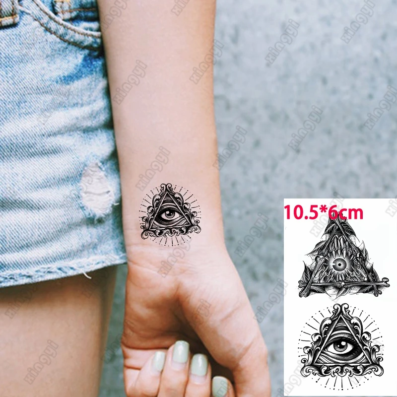 Tatuagem de Triângulo com Olho: Misticismo e Proteção