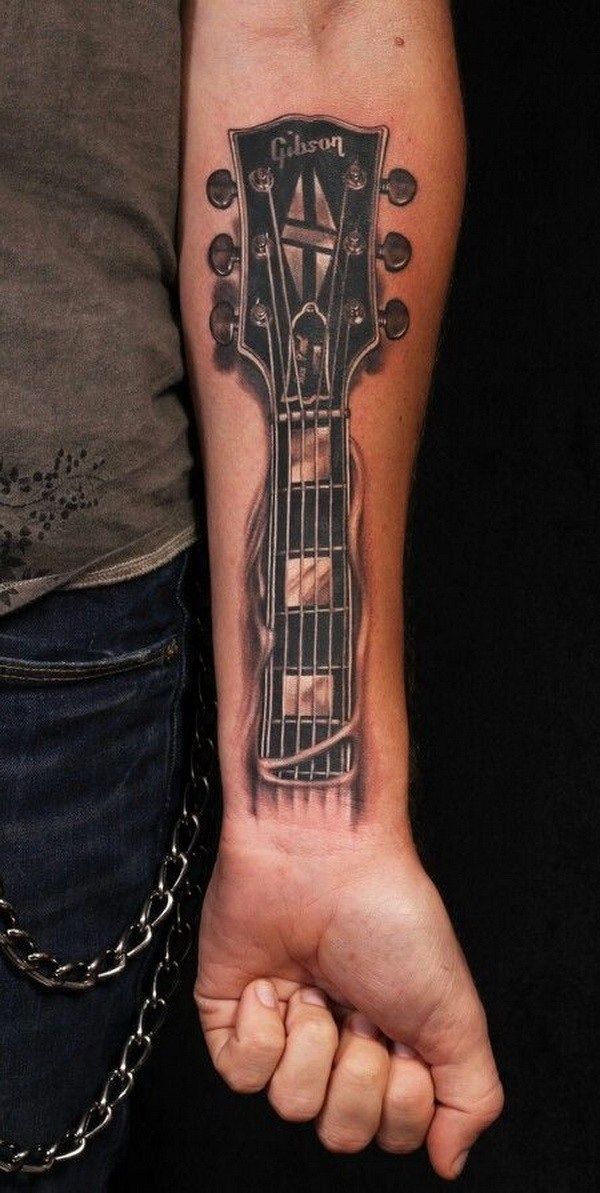 tatuagem de música