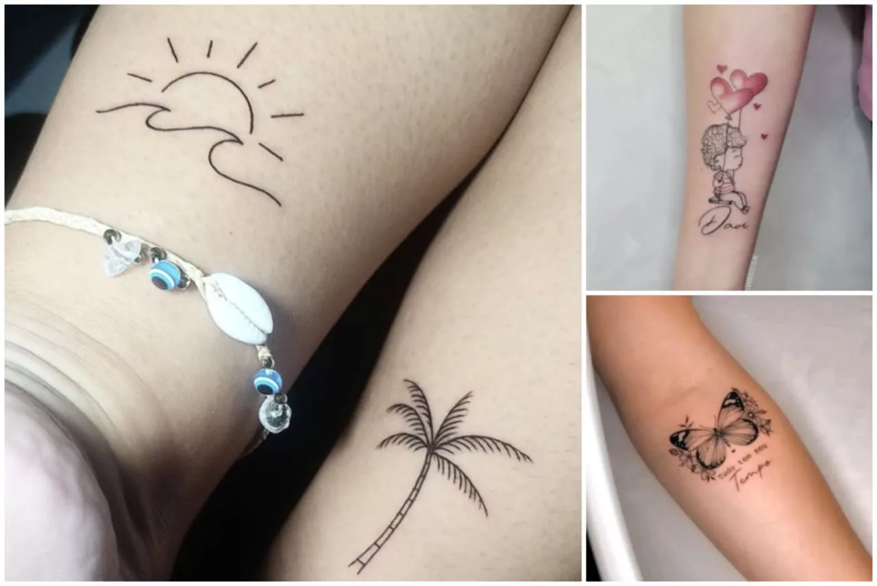 tatuagem delicada na costela