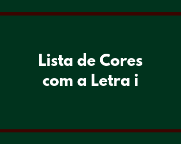 Tonalidades de azul com I