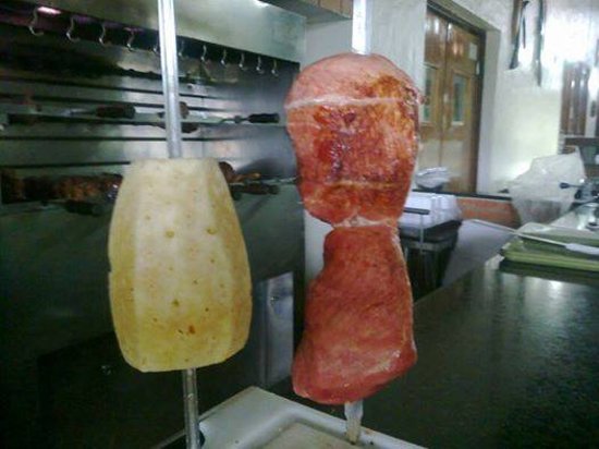 receita tender com abacaxi natalino