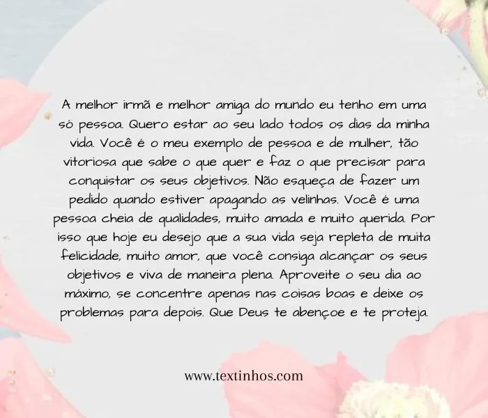Frases Curtas e Impactantes para Legendas de Aniversário da Irmã no Instagram