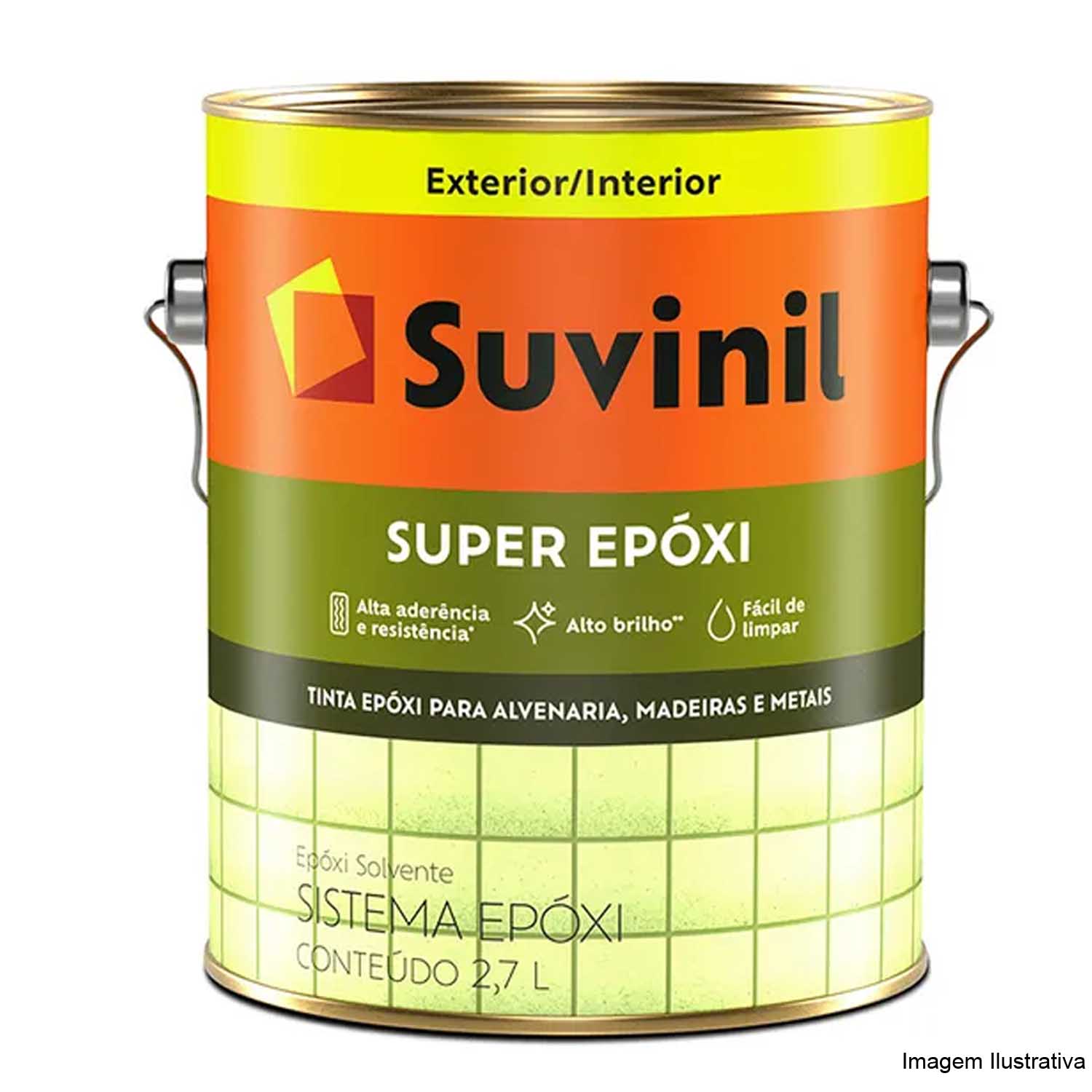 Tinta epóxi para piso de concreto base solvente