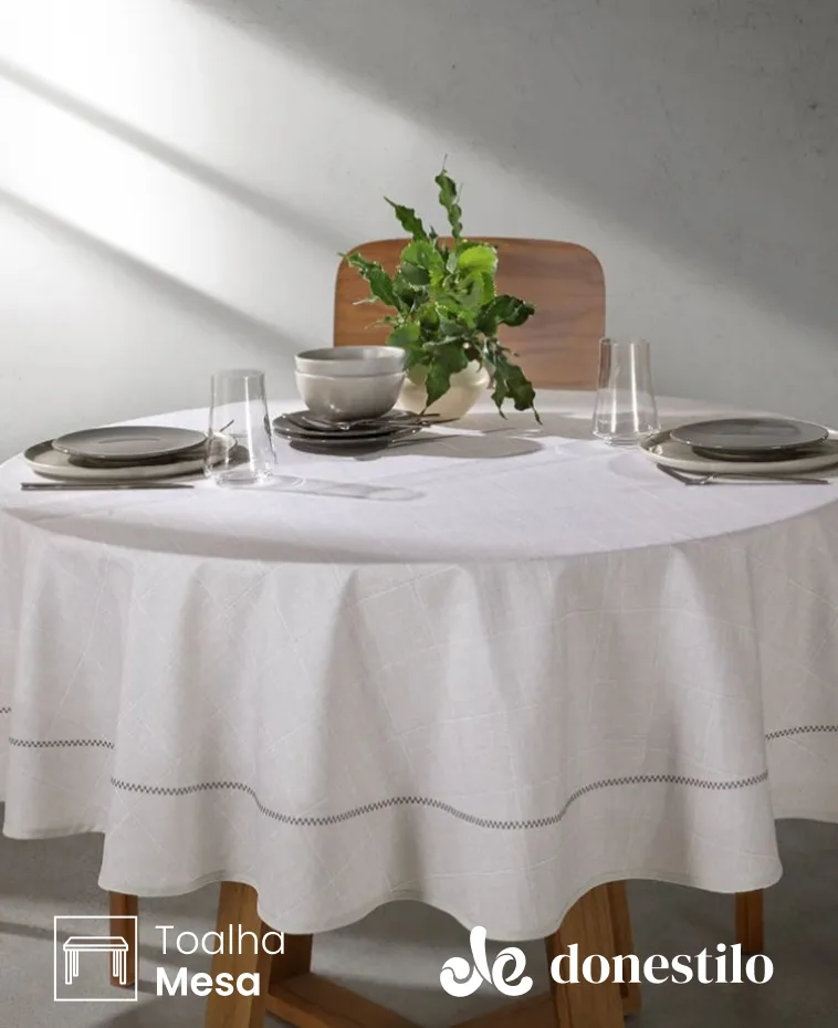 Toalha de mesa redonda 180 cm
