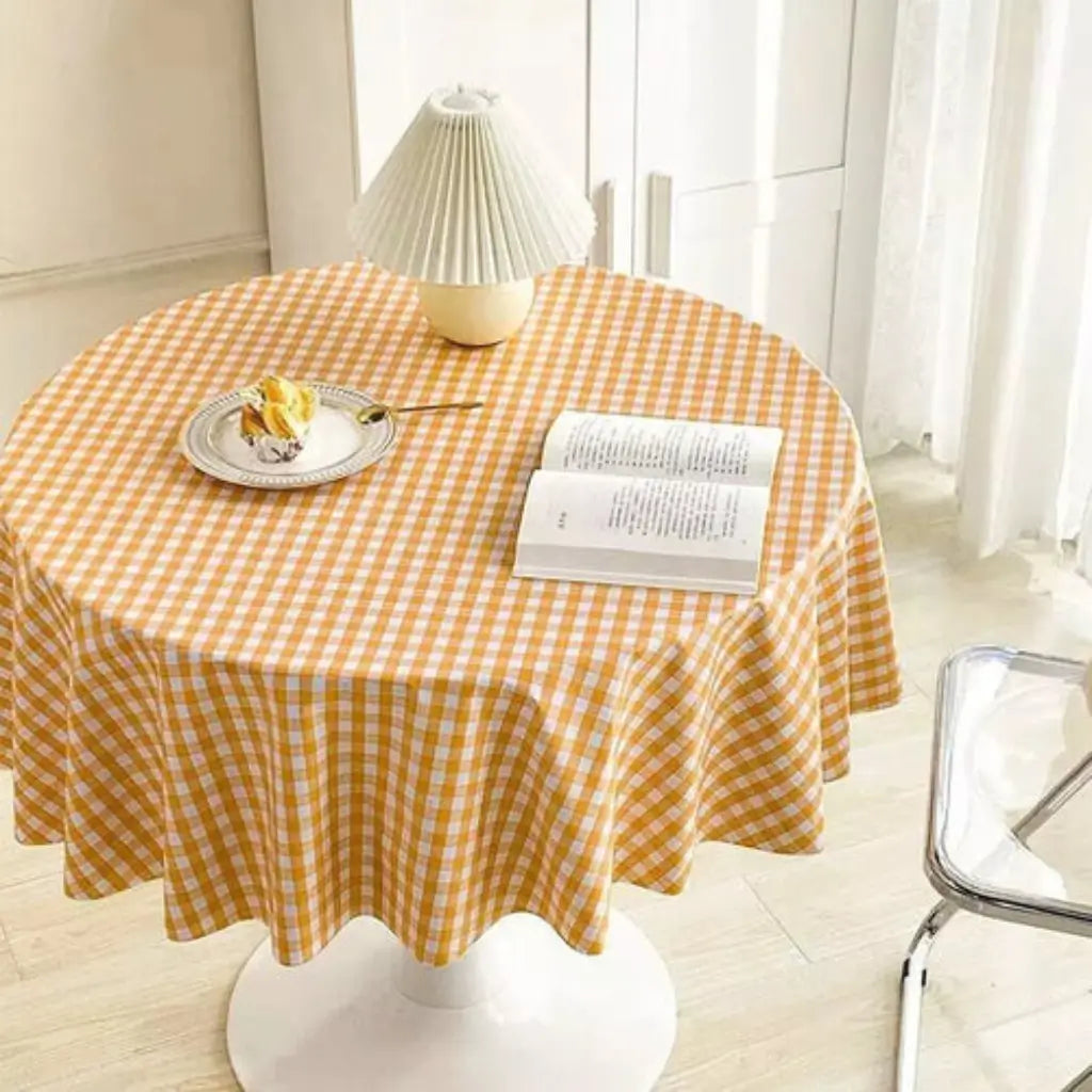 Toalha de mesa redonda Jacquard