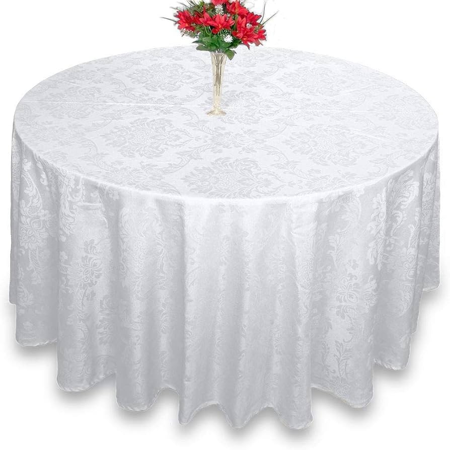 Toalha de mesa redonda impermeável