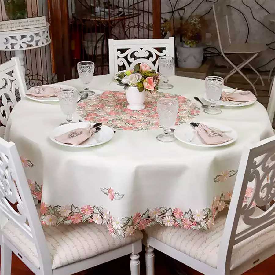 Toalha de mesa redonda 140 cm